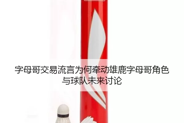 字母哥交易流言为何牵动雄鹿字母哥角色与球队未来讨论